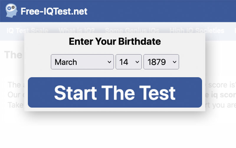 freeiqtest.net-startscreen-with-birthdate-window-for-free-iq-test